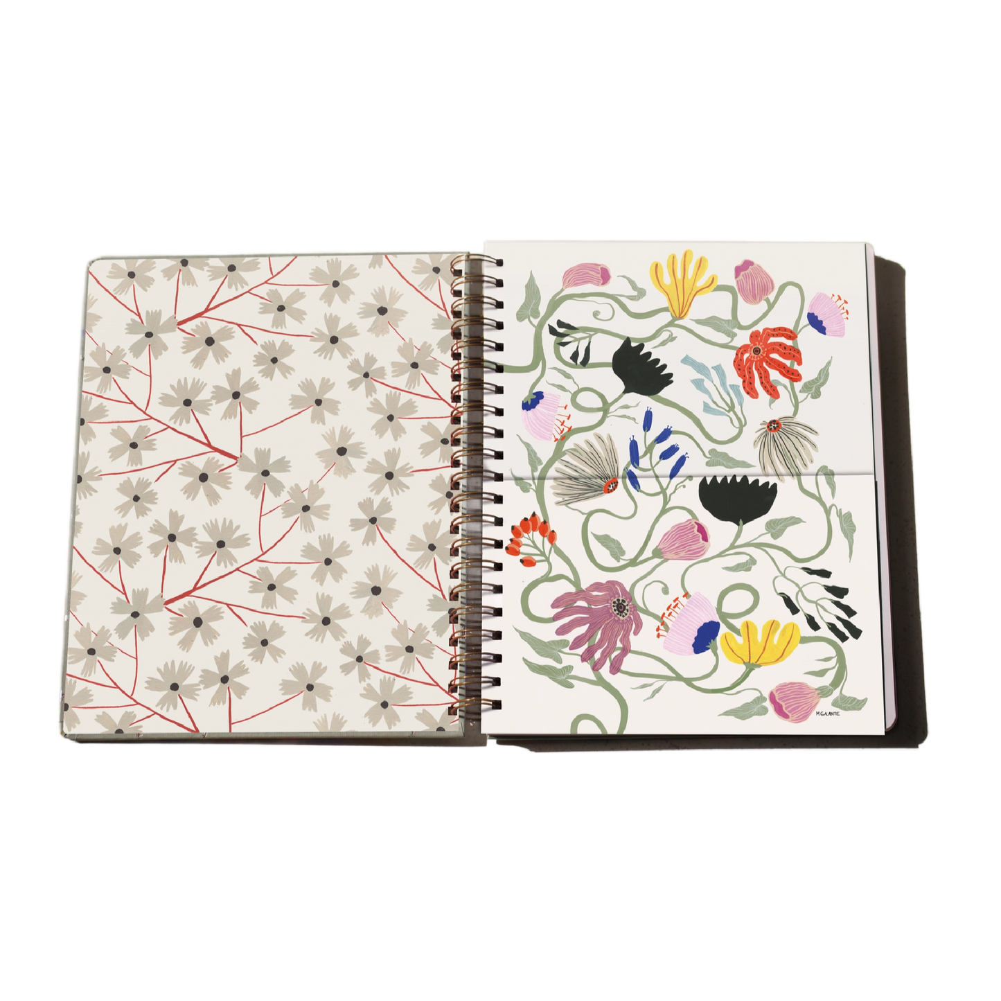Francis Floral Wire Notebook