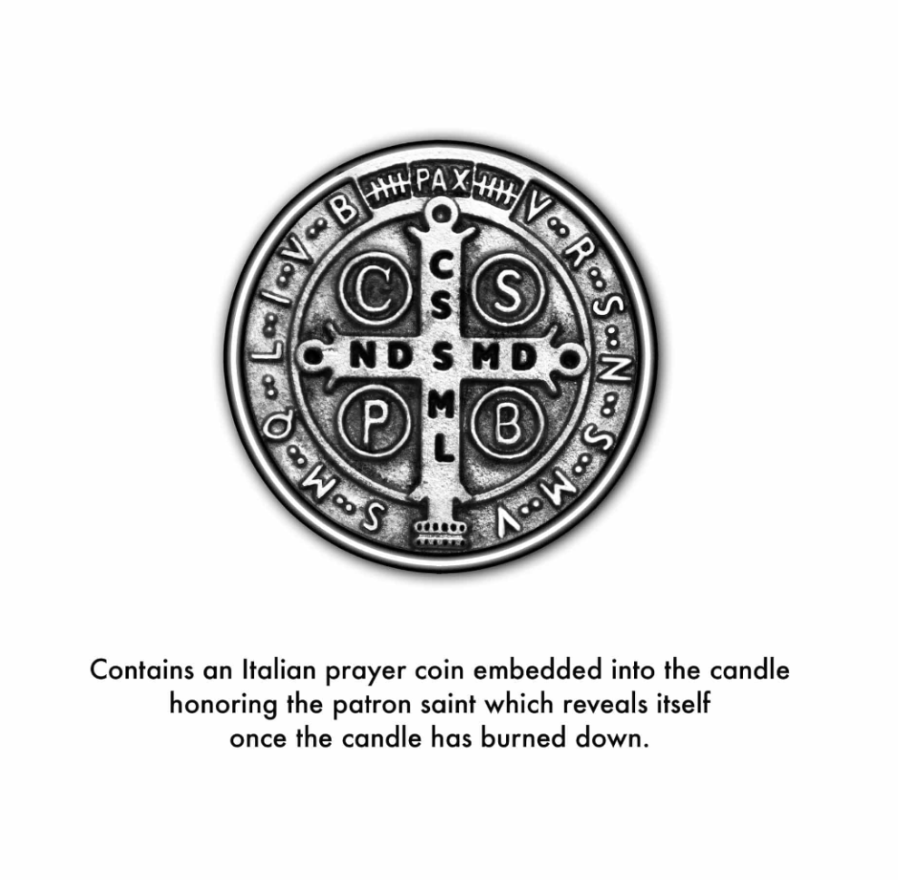SAINT Benedict Candle