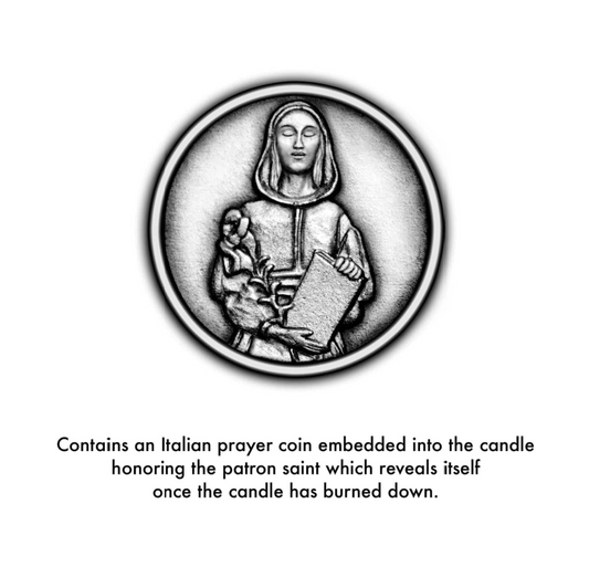SAINT Dymphna Candle