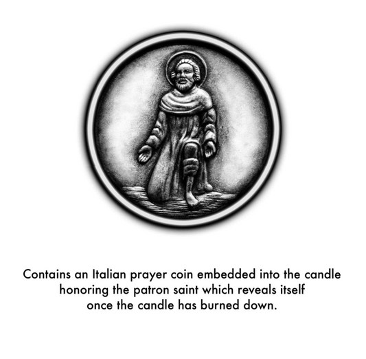 SAINT Peregrine Laziosi Candle