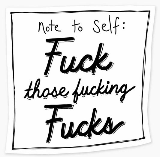 Fuck Notes Sticker