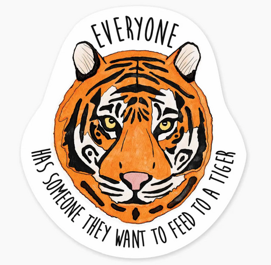 Tiger Food Sticker