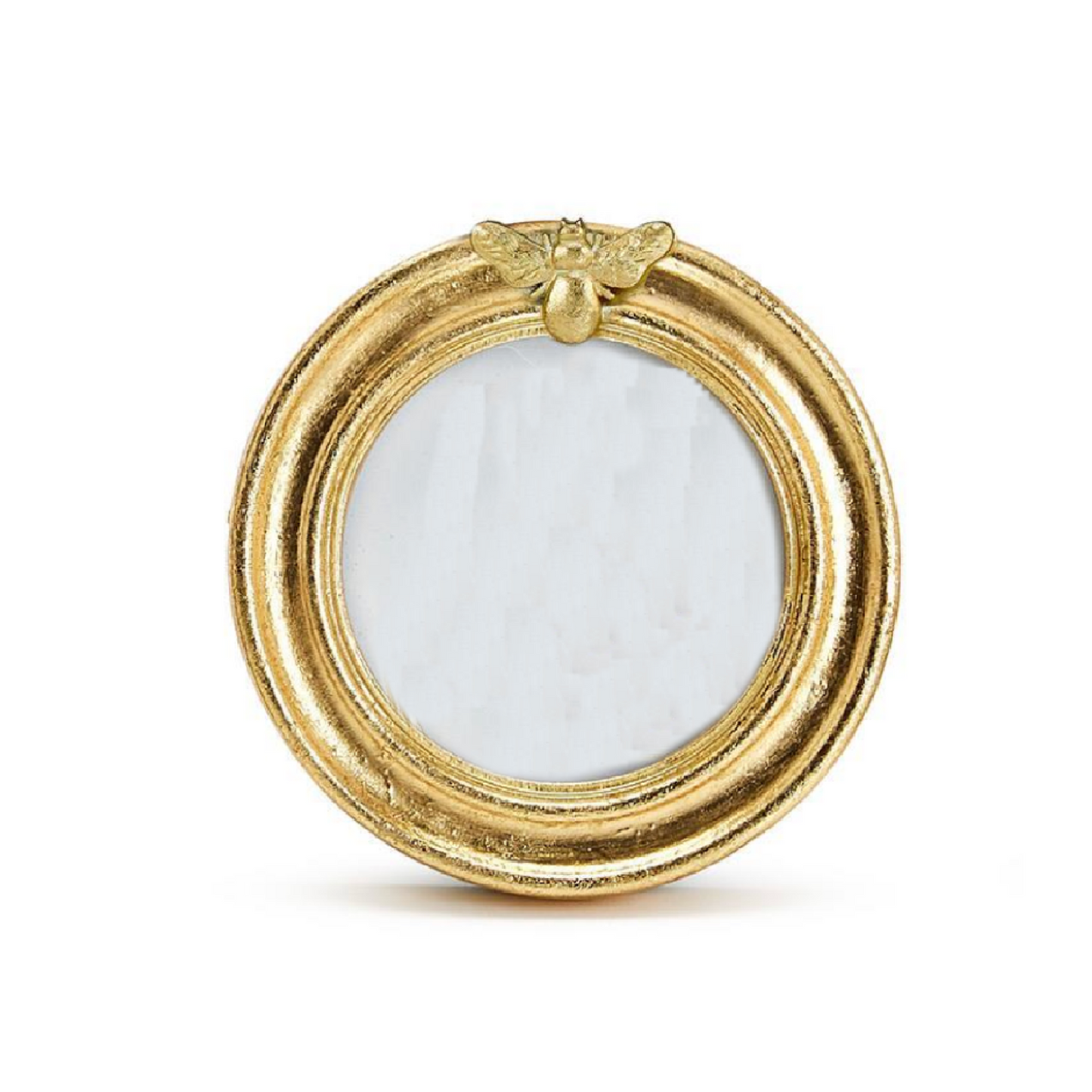Round Golden Bee Frame