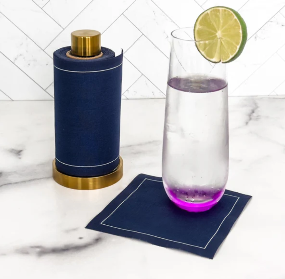 Gold Cocktail Napkin Stand