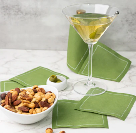 Olive Cocktail Napkin