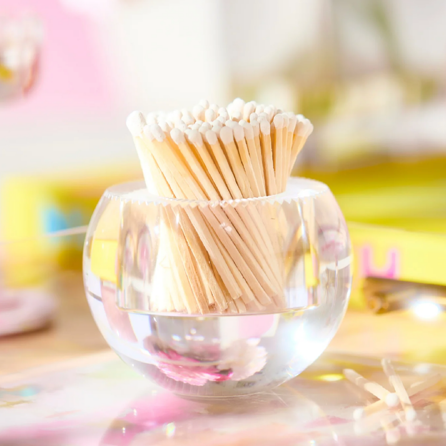 Match Holder and Striker - White