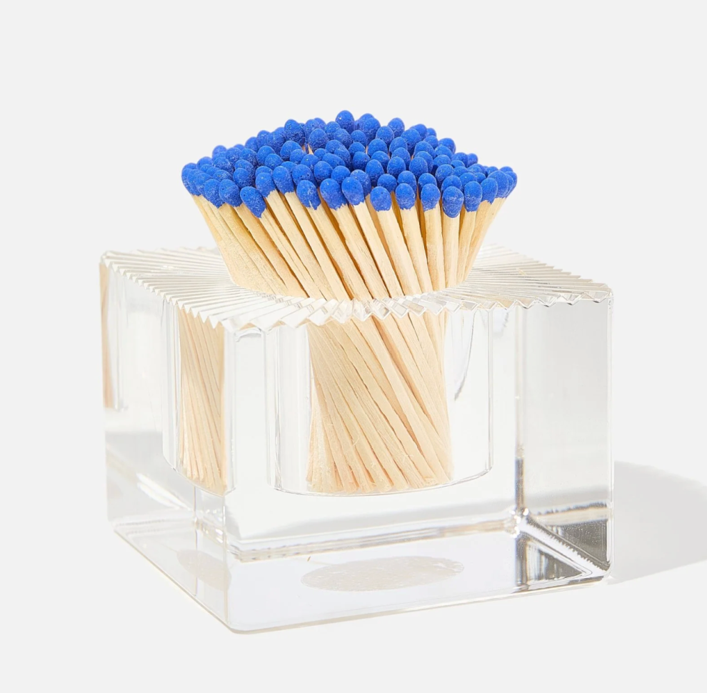 Sq Match Holder and Striker - Royal Blue