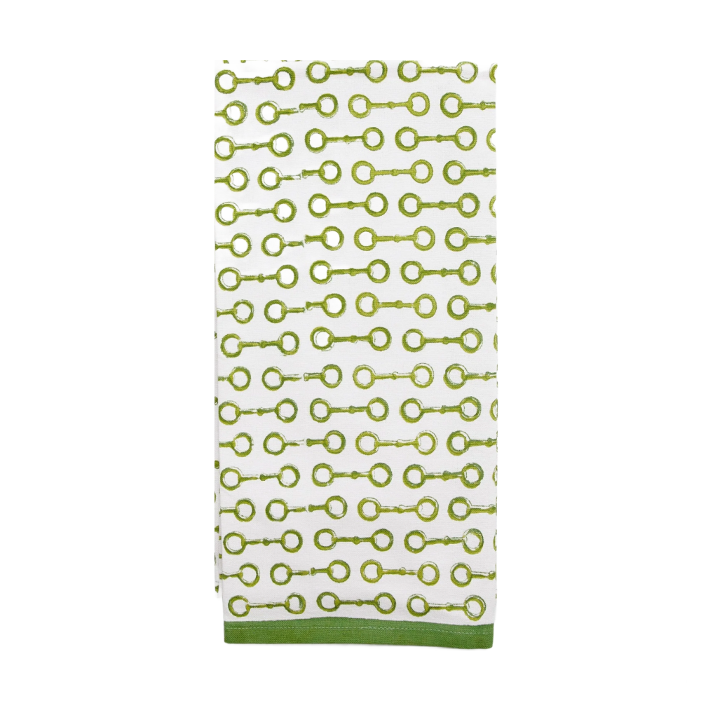 Green Pony Club Tea Towel