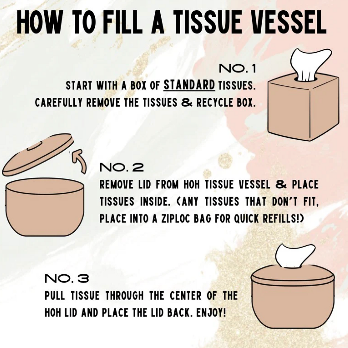 White Lattice Tissue Vessel