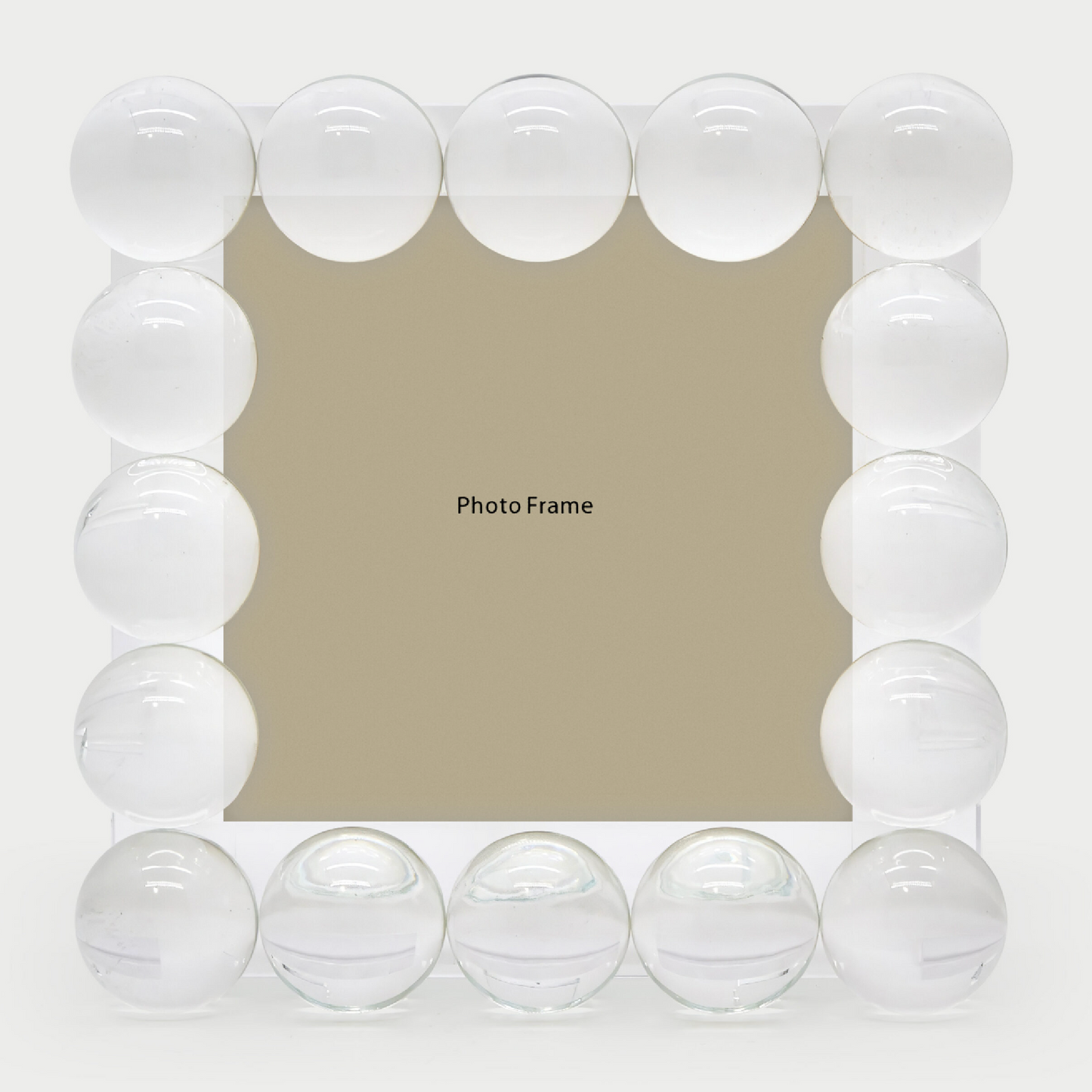 Crystal Glass Frame - 4x4