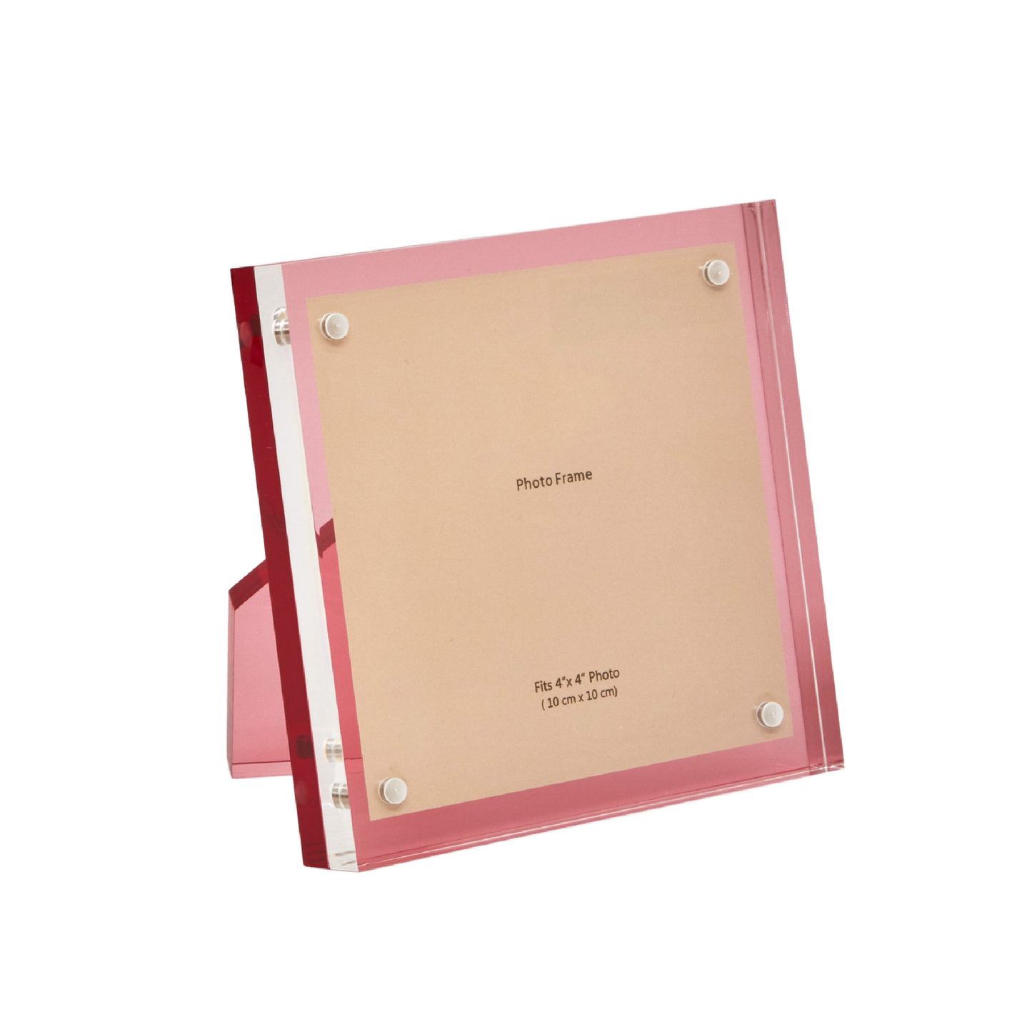 Pink Acrylic Frame - 4x4