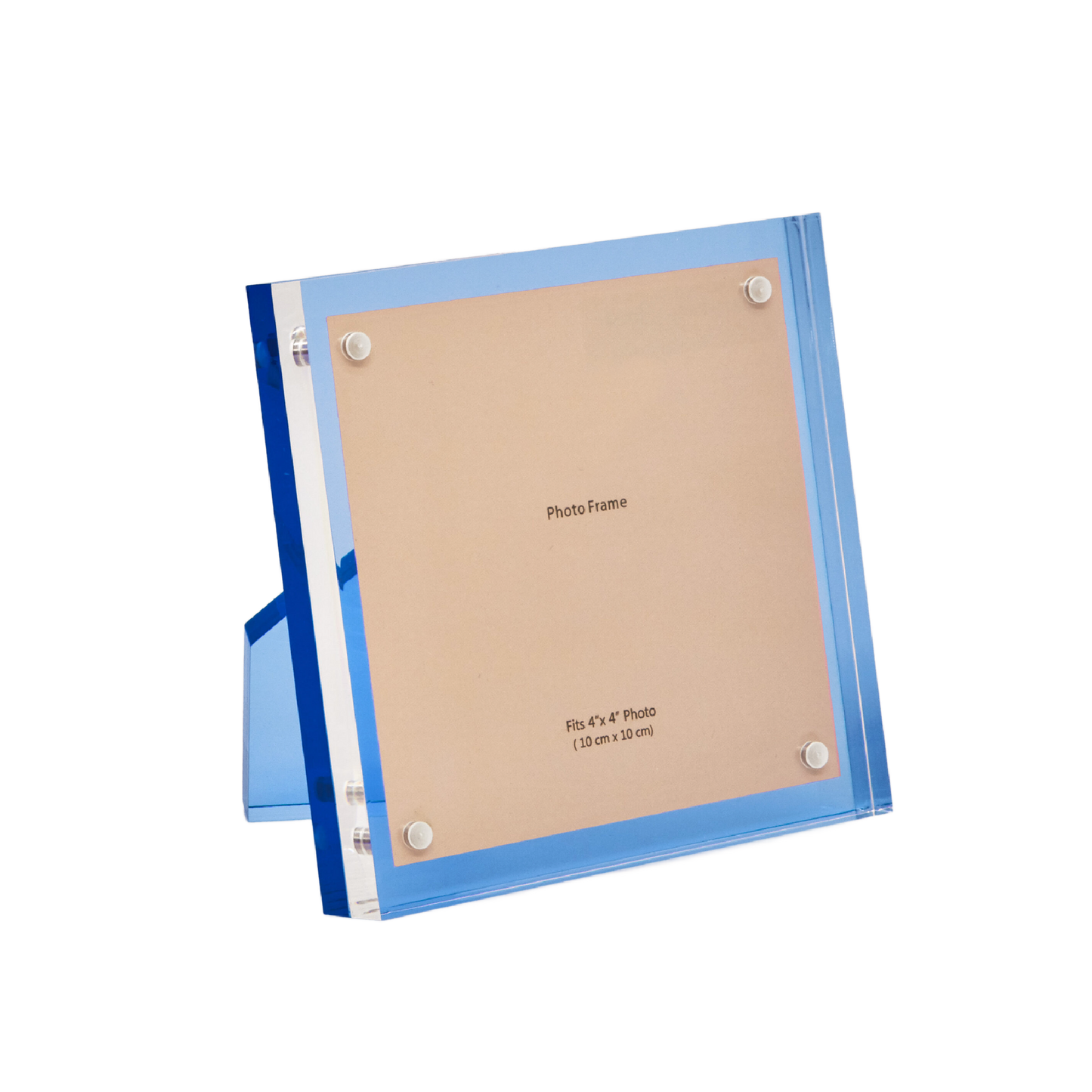 Light Blue Acrylic Frame - 4x4