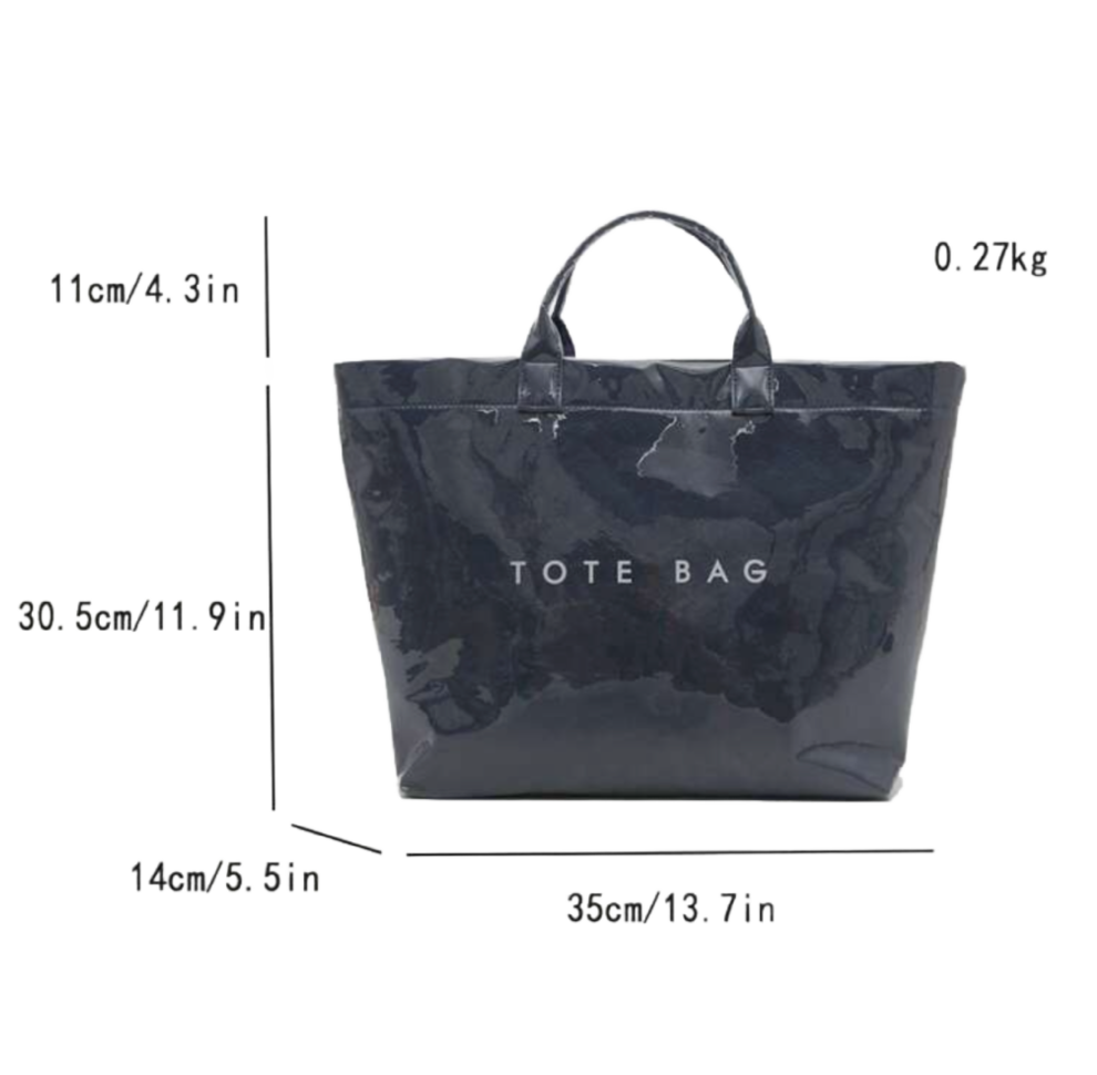 Vinyl Covered Tote Bag