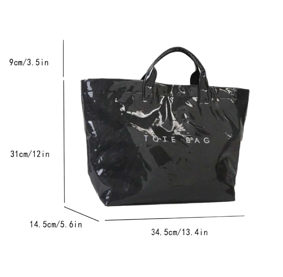 Vinyl Covered Tote Bag