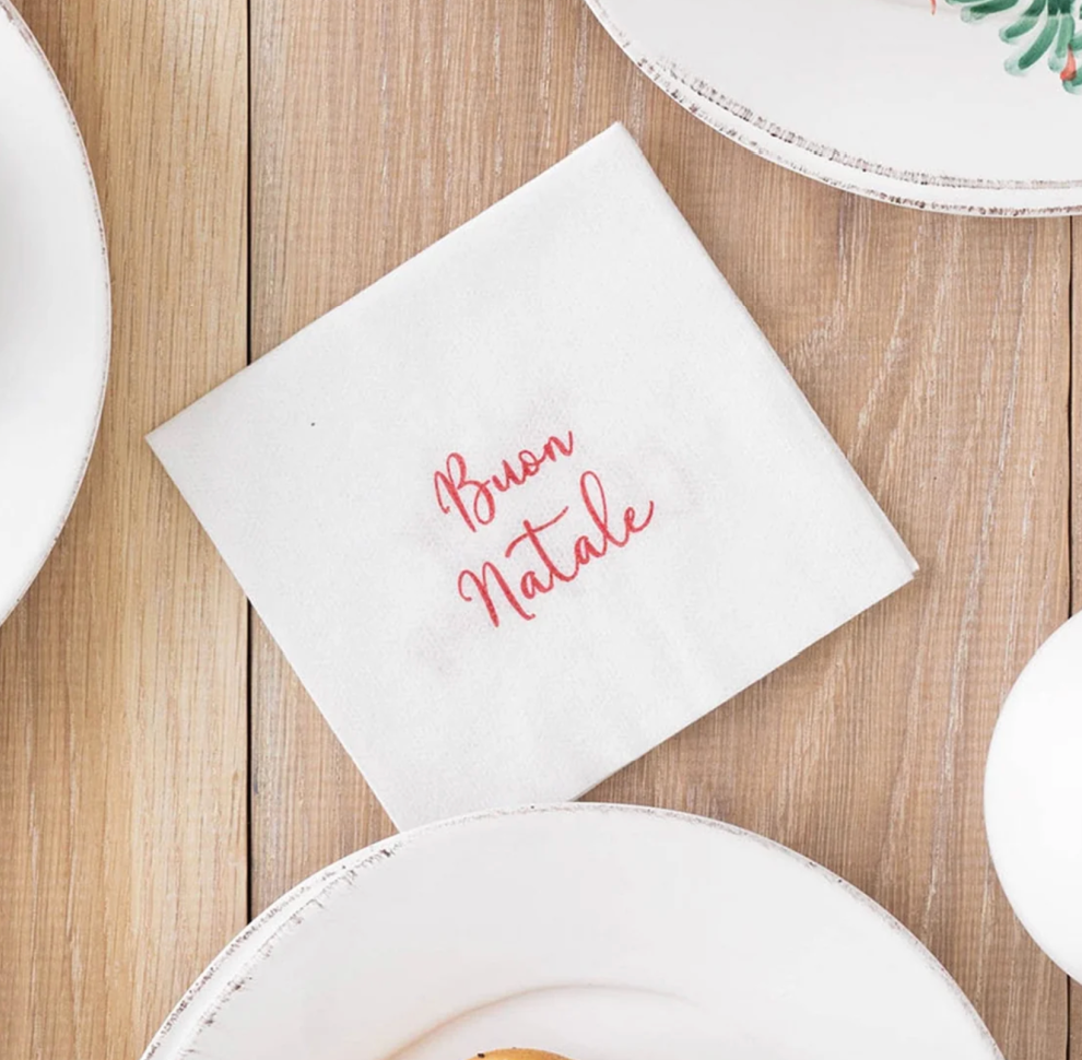 Merry Christmas Cocktail Towels - Papersoft Napkins