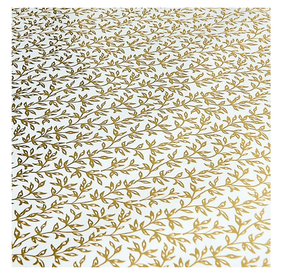 Gold Vine Wrapping Paper
