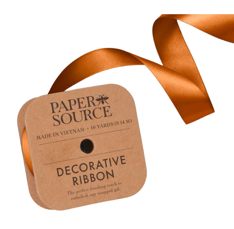 Copper Satin Ribbon 1"