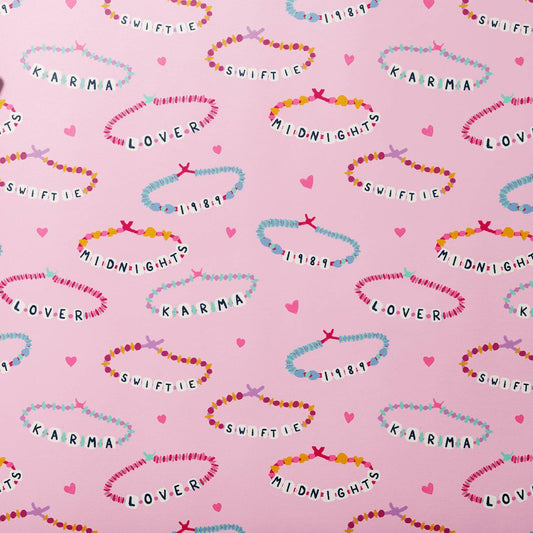 Friendship Bracelet Wrapping Paper Roll