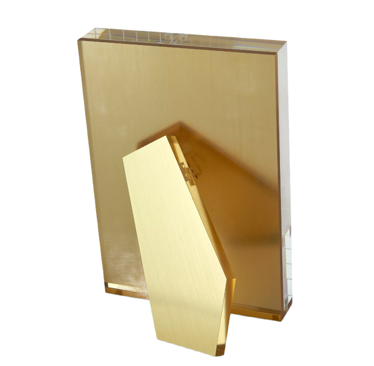 Acrylic Photo Frame 5x7 - Gold