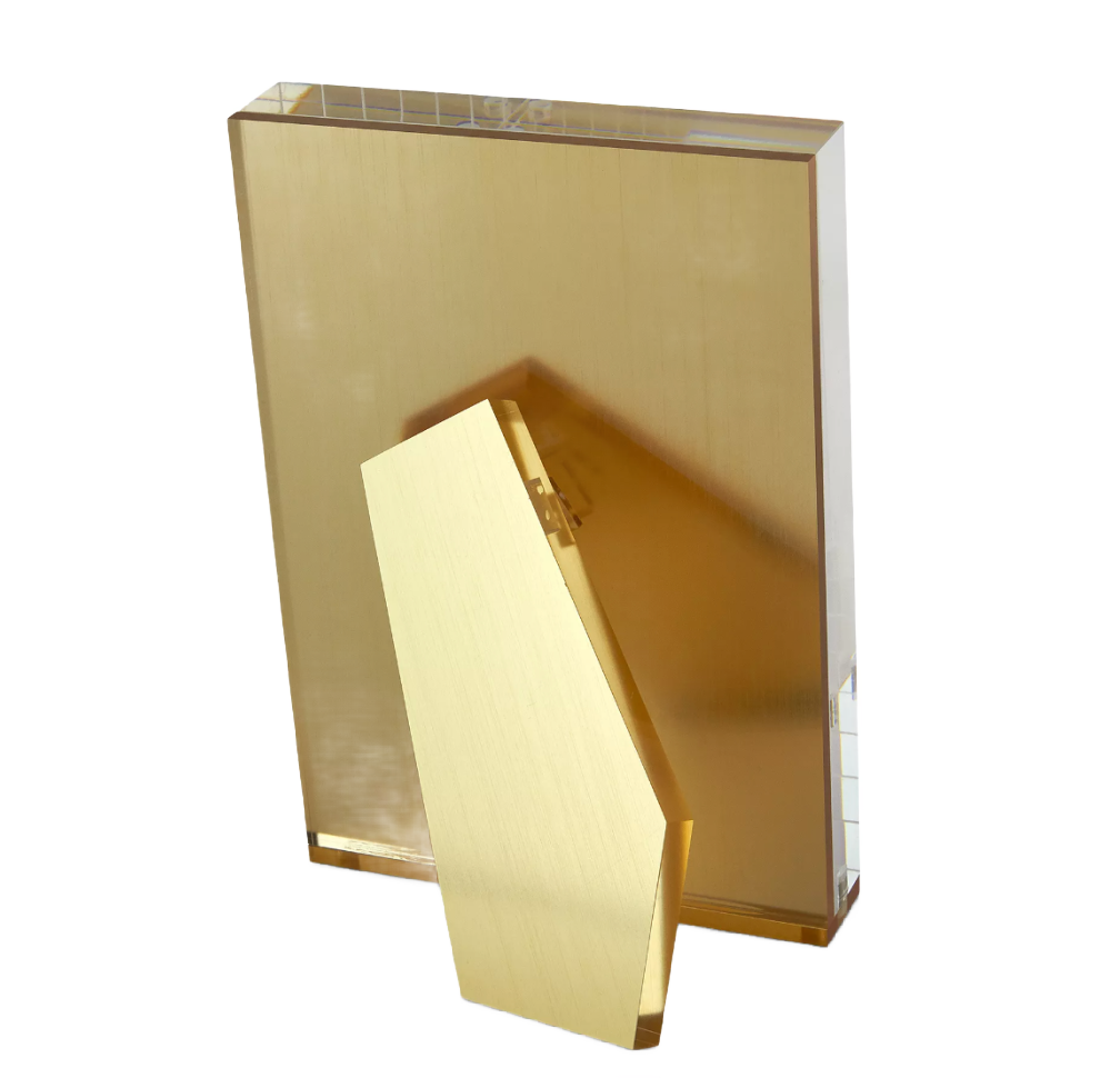 Acrylic Photo Frame 4x6 - Gold