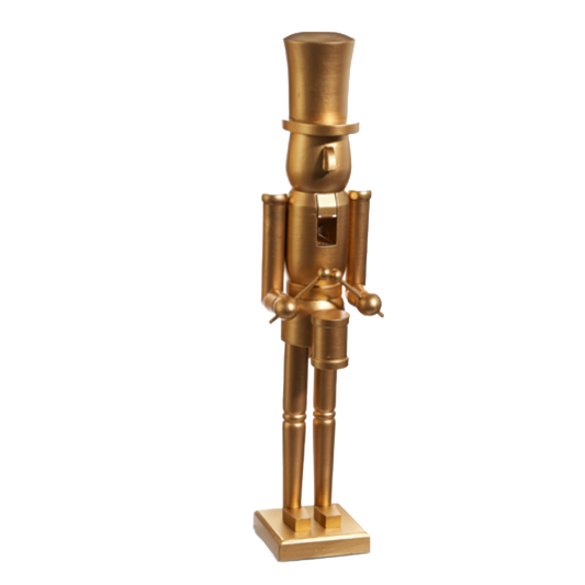 24" Matte Gold Nutcracker