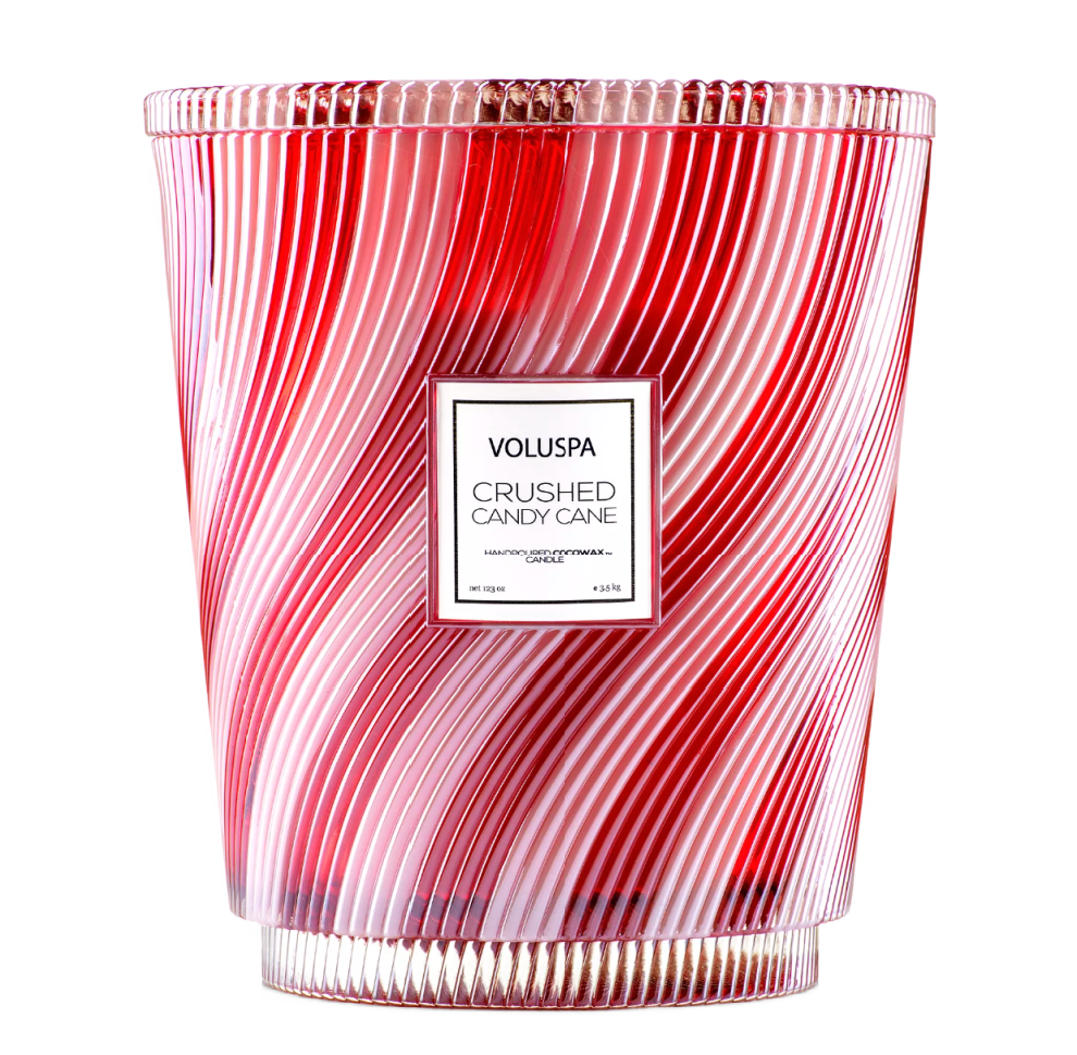 Voluspa 5 Wick Crushed Candy Cane Hearth Candle