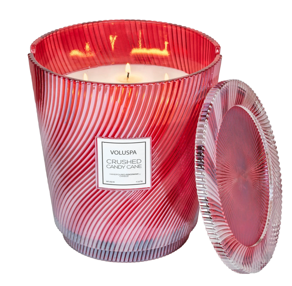 Voluspa 5 Wick Crushed Candy Cane Hearth Candle