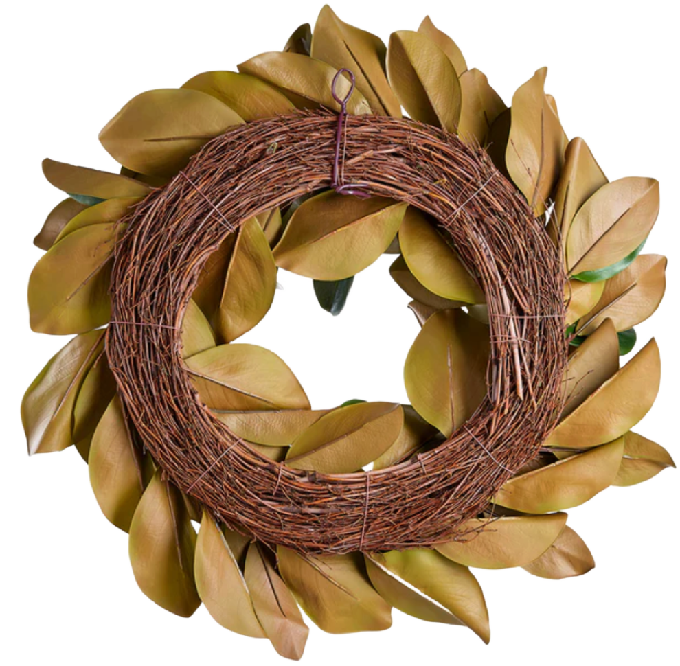 27" Magnolia Leaf Wreath