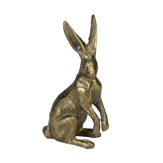 Antique Gold Standing Rabbit