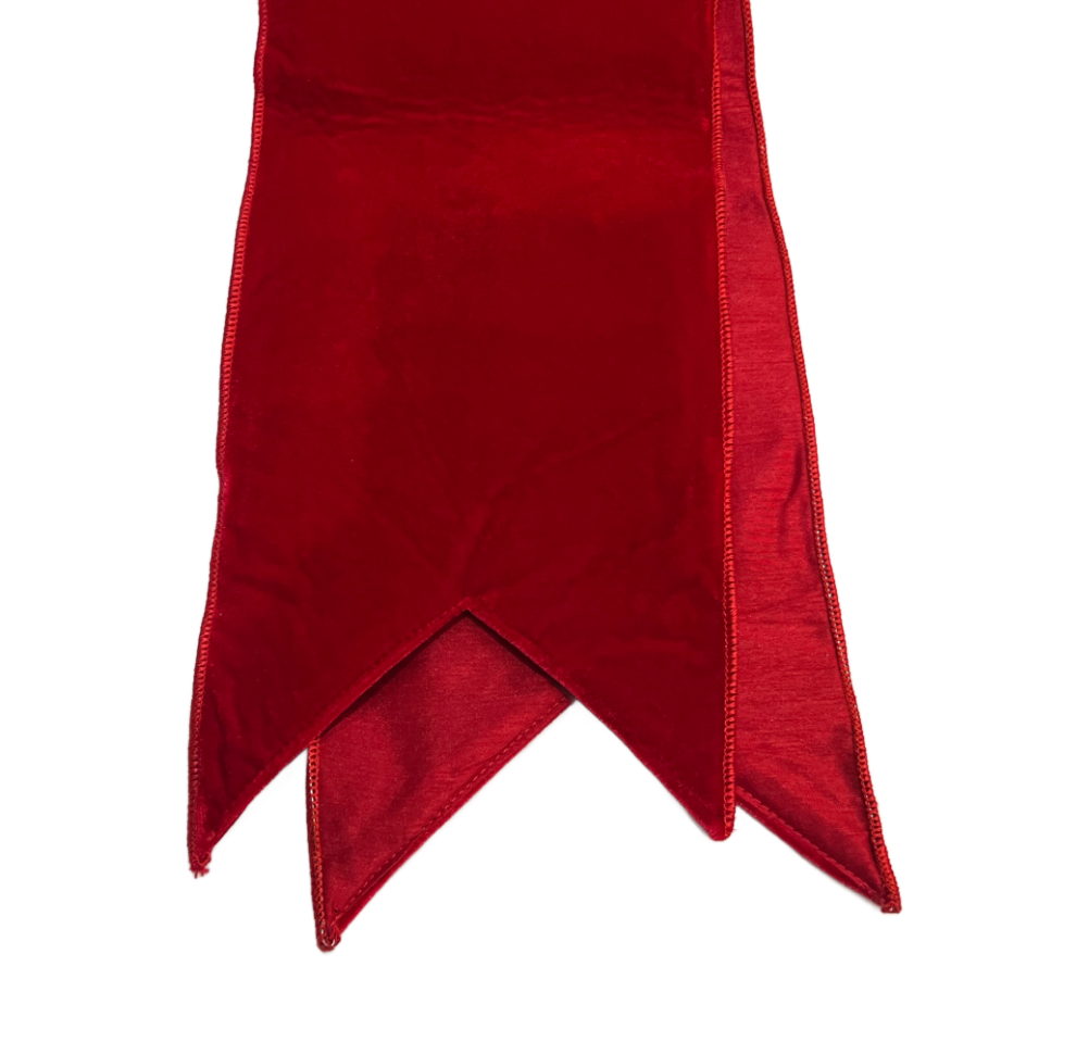 Red Velvet Wreath Sash