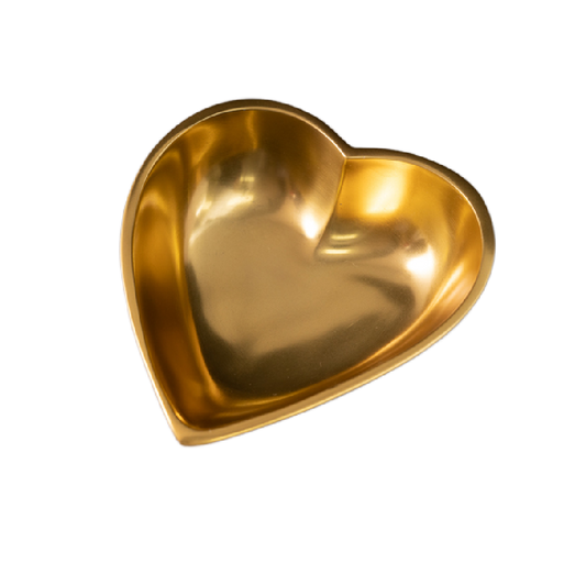 Gold Heart Bowl