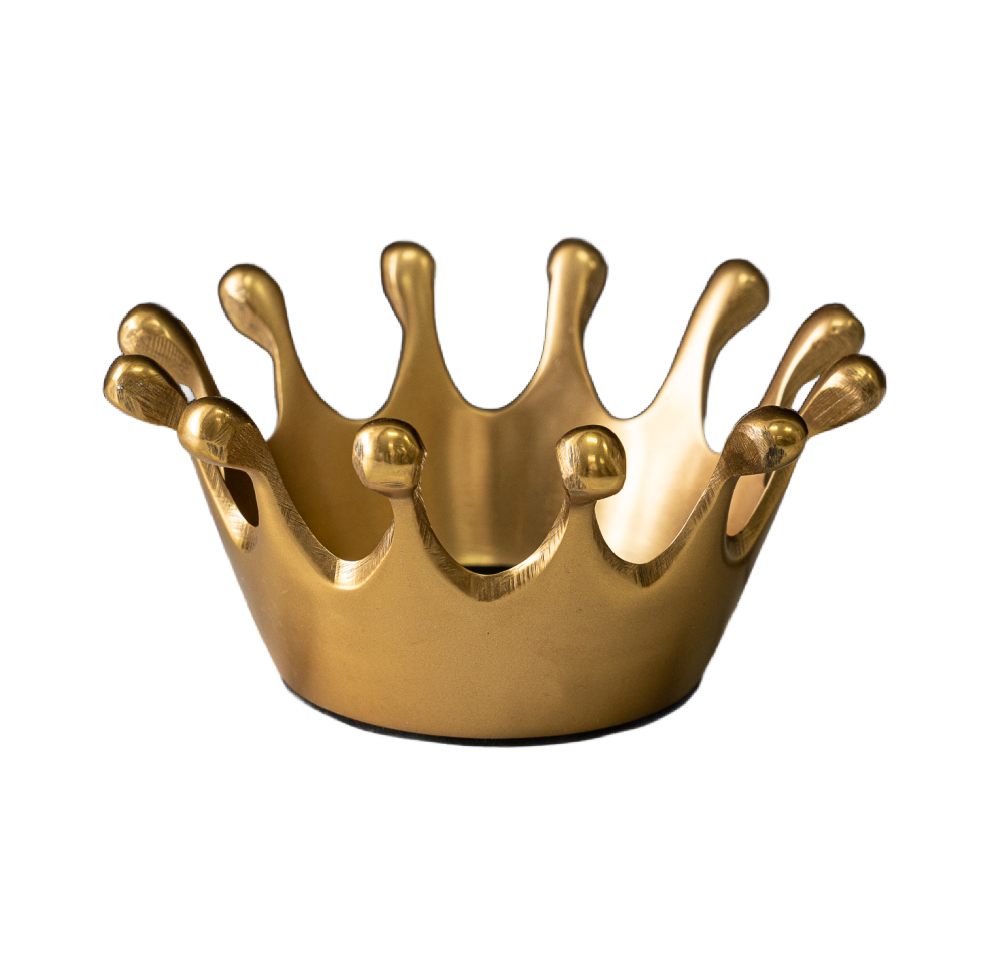 Brass Crown Bottle Stand