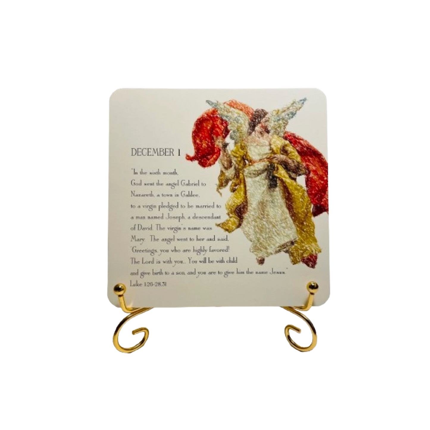 Advent Calendar w/Easel