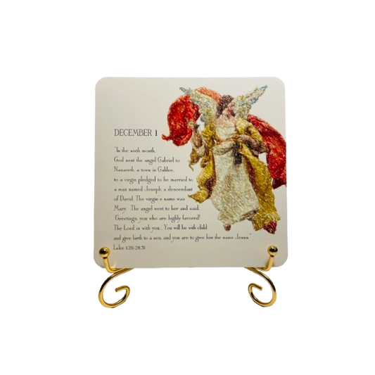 Advent Calendar w/Easel