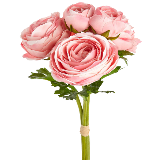 14" Real Touch Ranunculus Bundle