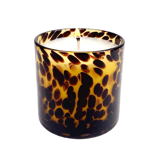 Fig & Aged Oak Amber Tortoise Soy Blend Candle