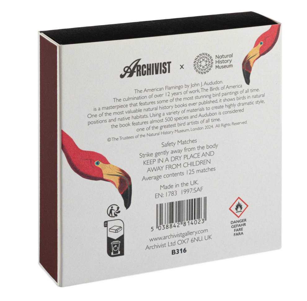 American Flamingo Square Safety Matches