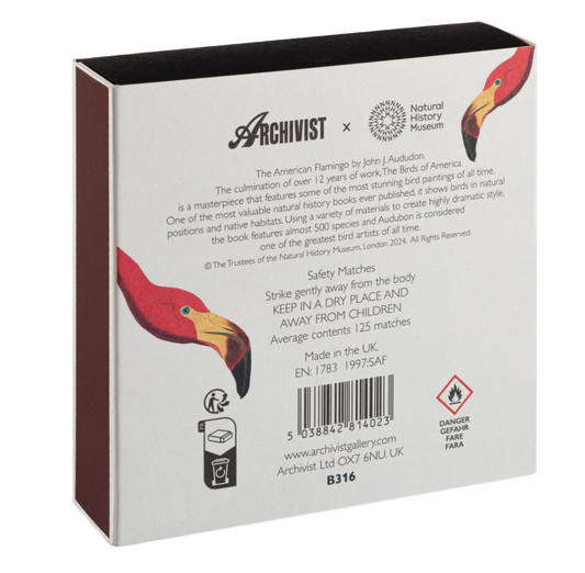 American Flamingo Square Safety Matches