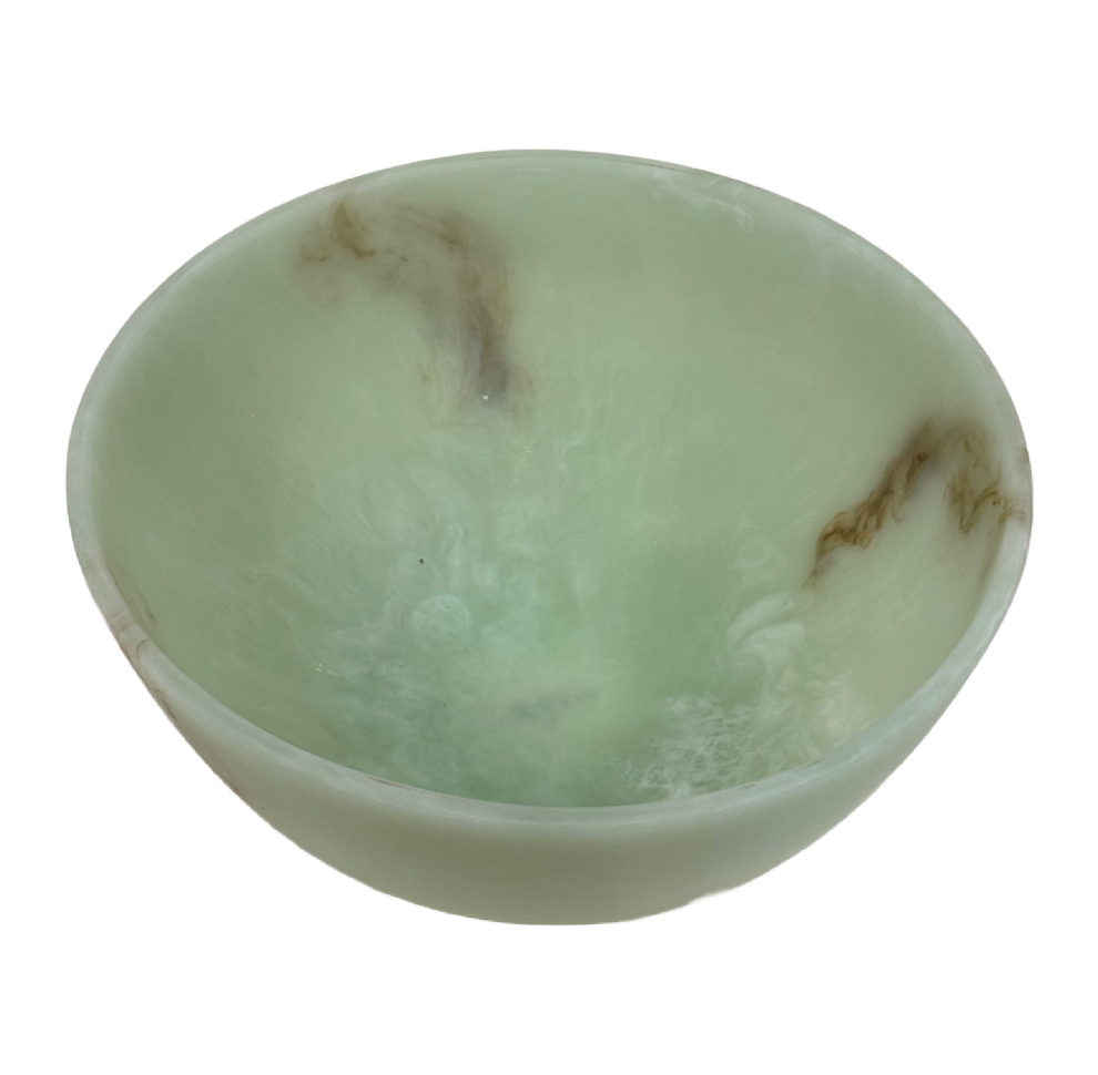 Giada Jade Swirl Large Resin Bowl