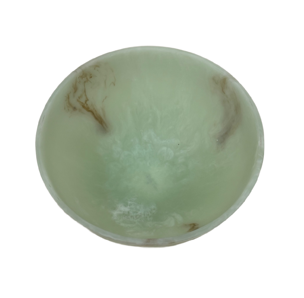 Giada Jade Swirl Large Resin Bowl