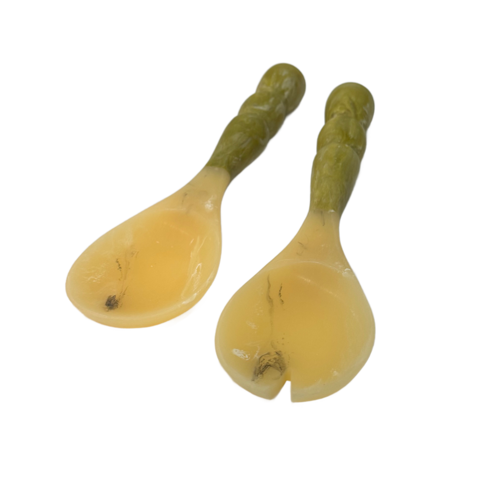 Sorbet Matcha Large Resin Salad Servers