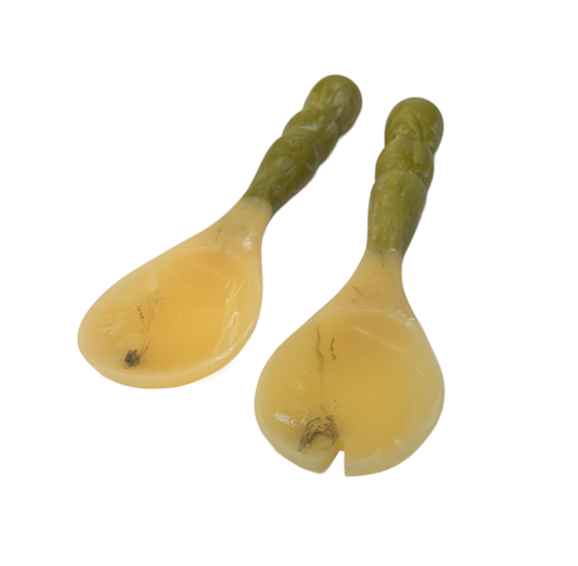 Sorbet Matcha Large Resin Salad Servers