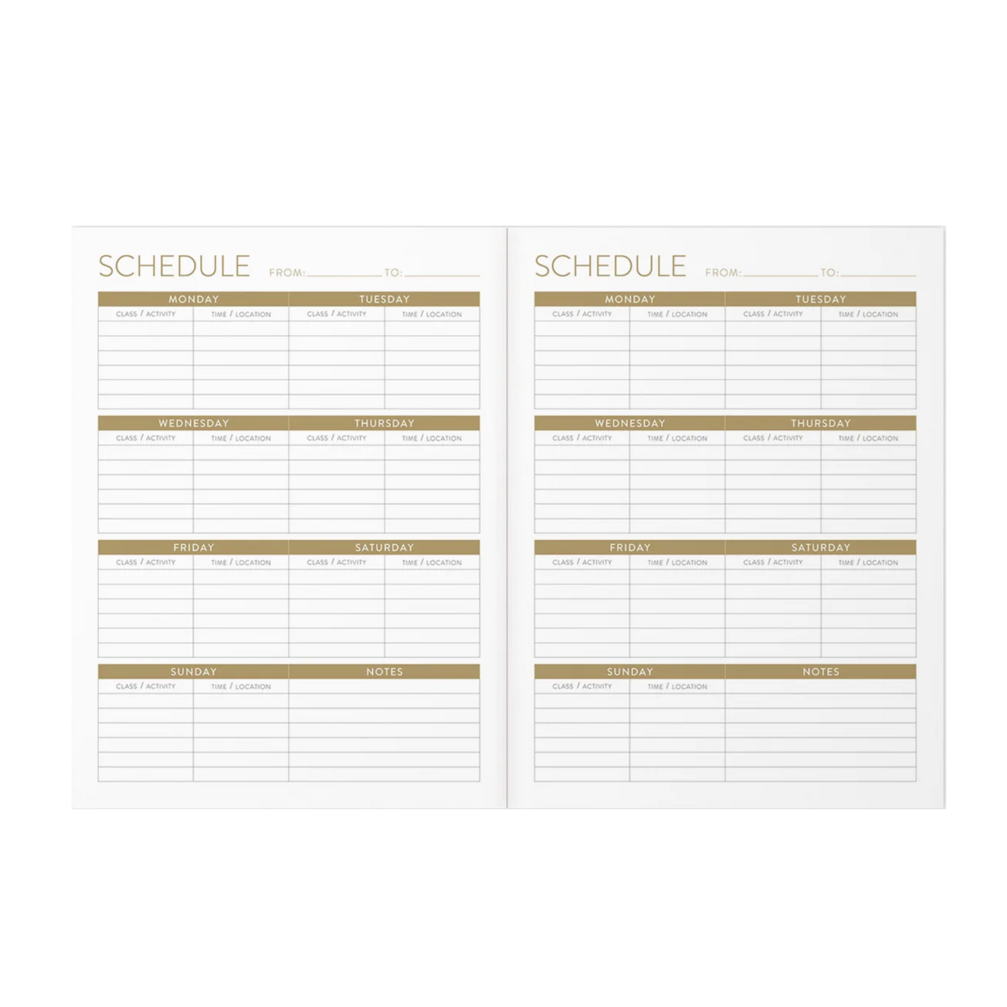 2026 - 2027 Menagerie  On the Go Planner 17 Month Planner