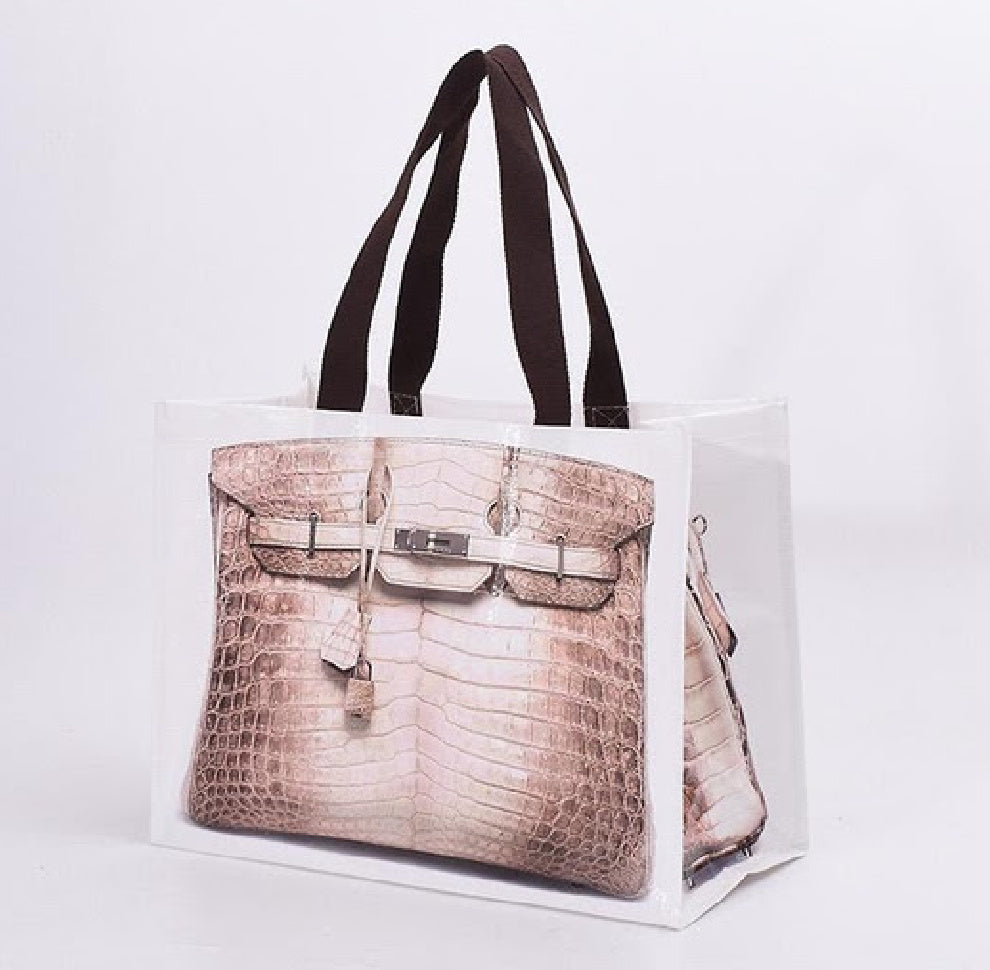 Shopping Tote - Tan