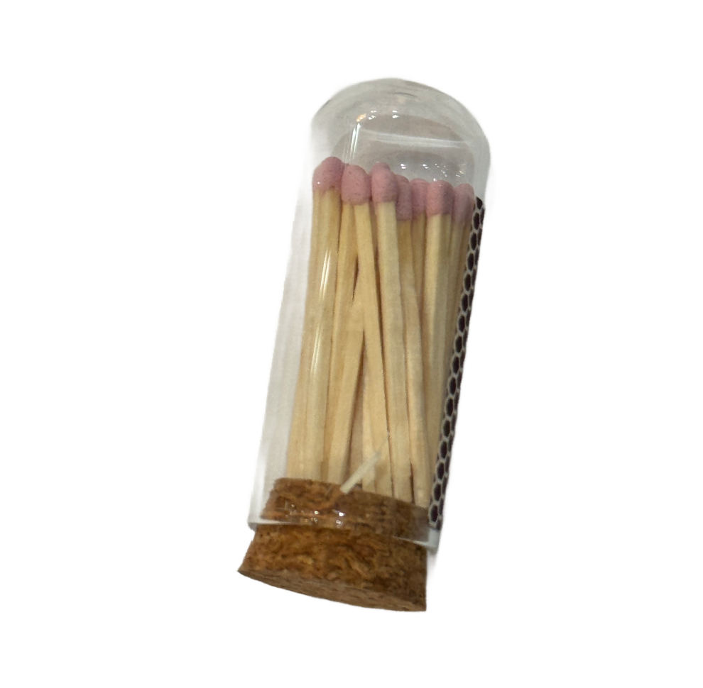 Mini Cloche Matches - Pink