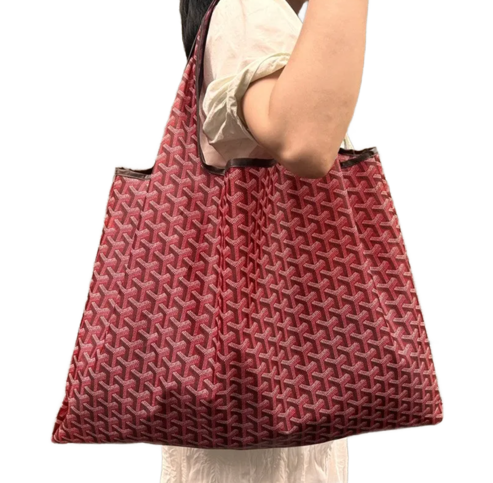 Bordeaux Large Capacity Single Shoulder Shopping Bag