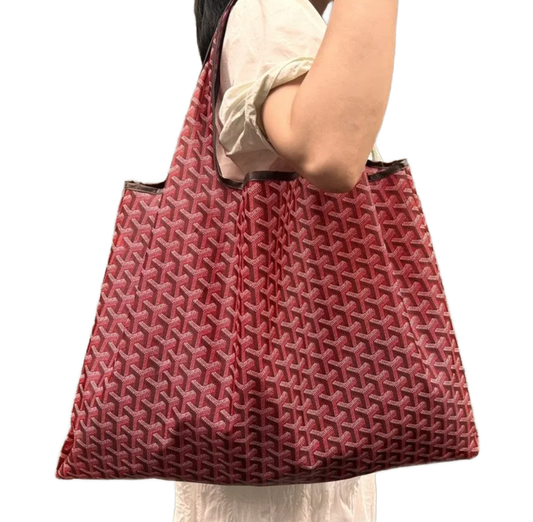 Bordeaux Large Capacity Single Shoulder Shopping Bag