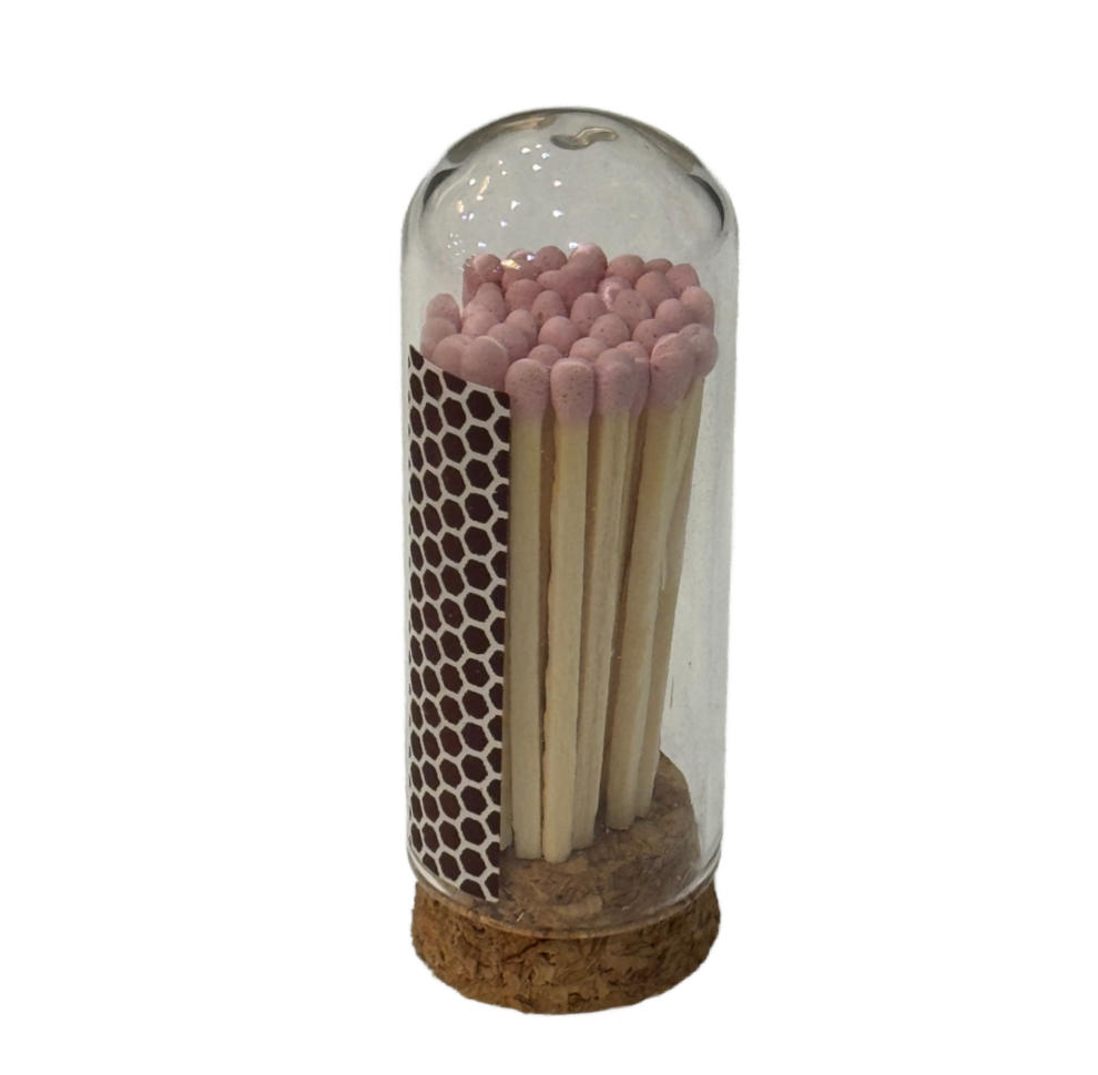 Mini Cloche Matches - Pink