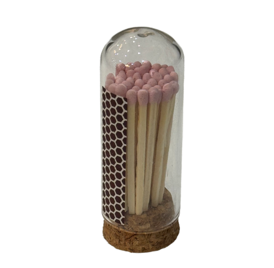 Mini Cloche Matches - Pink