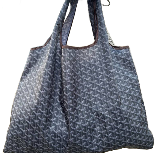 Gray Large Capacity Single Shoulder Shopping Bag